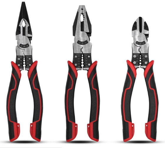 pliers, needle nose pliers, lineman's pliers