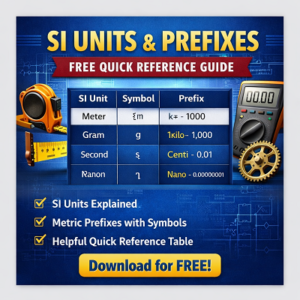 A Guide to S.I Units and their Prefixes FREE PowerPoint (National Certificate Level)